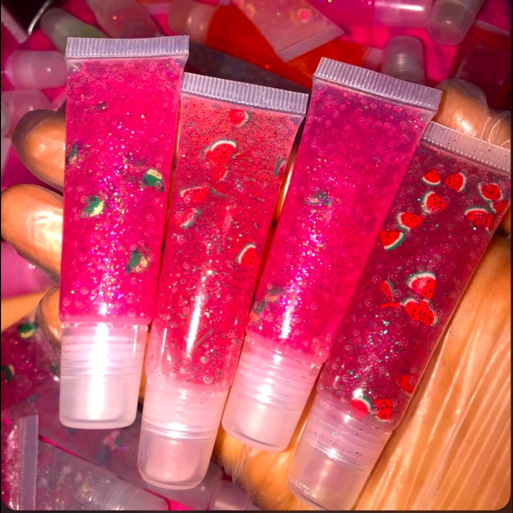 LBL pink glitter lip gloss✨✨💫🤩